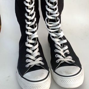 Converse Knee High Chuck Taylor Women 9 zipper